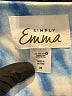 Simplee 100% Rayon Tie-dye Blue Long Sleeve Blouse Size 2X - photo 7