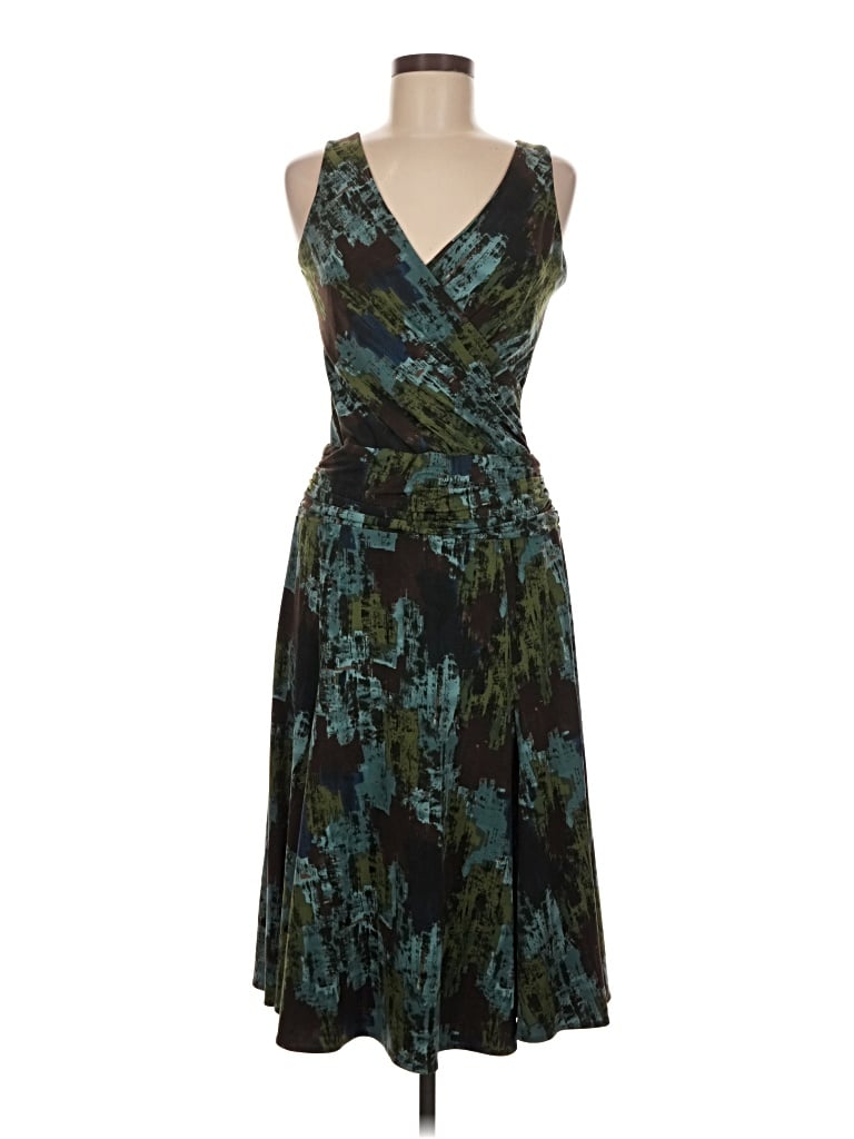 Pre-owned Bcbgmaxazria Cocktail Dress In Teal