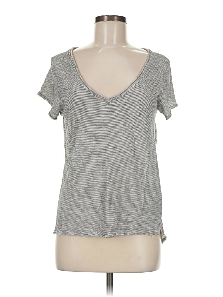 Pre-owned T.la Short Sleeve T-shirt In Gray