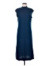 Amadi Solid Blue Casual Dress Size M (estimated) - photo 1