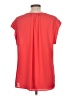 DR2 100% Polyester Red Short Sleeve Top Size L - photo 2