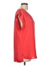 DR2 100% Polyester Red Short Sleeve Top Size L - photo 4