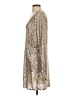 Winona 100% Polyester Metallic Silver Cocktail Dress Size XS - photo 5