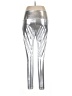 Unbranded Metallic Silver Leggings Size L - photo 2