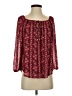 A. Byer Burgundy 3/4 Sleeve Blouse Size S - photo 1