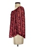 A. Byer Burgundy 3/4 Sleeve Blouse Size S - photo 5