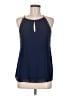 Q&A 100% Polyester Blue Sleeveless Blouse Size M - photo 1