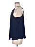 Q&A 100% Polyester Blue Sleeveless Blouse Size M - photo 5