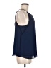 Q&A 100% Polyester Blue Sleeveless Blouse Size M - photo 4