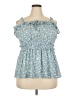 Torrid Blue Sleeveless Blouse Size 2X Plus (2) - photo 1