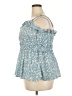 Torrid Blue Sleeveless Blouse Size 2X Plus (2) - photo 5