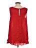 Signature 100% Polyester Red Sleeveless Blouse Size M - photo 2
