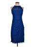 David's Bridal 100% Polyester Blue Cocktail Dress Size 2 - photo 1