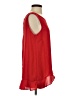Signature 100% Polyester Red Sleeveless Blouse Size M - photo 4