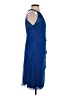 David's Bridal 100% Polyester Blue Cocktail Dress Size 2 - photo 4