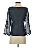 rue21 100% Polyester Blue 3/4 Sleeve Blouse Size S - photo 2