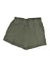 Unbranded 100% Rayon Solid Green Shorts Size M - photo 1