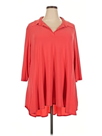 Women With Control 3/4 Sleeve Blouse (view 1)