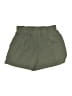 Unbranded 100% Rayon Solid Green Shorts Size M - photo 2