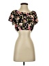 Assorted Brands Black Short Sleeve Blouse Size S (estimated) - photo 1