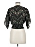Miley + Molly Black 3/4 Sleeve Blouse Size S - photo 2