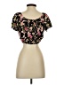 Assorted Brands Black Short Sleeve Blouse Size S (estimated) - photo 2
