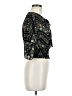 Miley + Molly Black 3/4 Sleeve Blouse Size S - photo 4