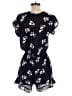 Honey Punch 100% Polyester Floral Blue Romper Size S - photo 2