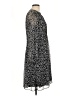 MSK 100% Polyester Polka Dots Black Casual Dress Size 10 - photo 4