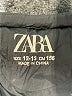 Zara 100% Polymide Argyle Black Jacket Size 12 - photo 3