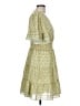 Max Studio Paisley Yellow Casual Dress Size L - photo 4