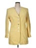 Madeleine 100% Silk Yellow Silk Blazer Size 14 - photo 1