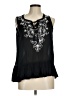 Dex Black Sleeveless Blouse Size M - photo 1