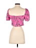 Zara Pink Short Sleeve Blouse Size S - photo 2