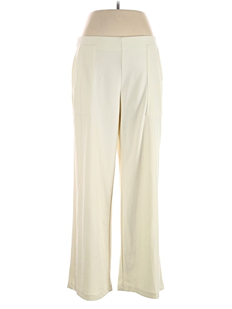 Pre-owned Max Studio Dress Pants In Ivory