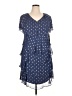 Ignite Evenings 100% Polyester Polka Dots Blue Casual Dress Size 14 (petite) - photo 1