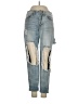 Bullhead 100% Cotton Color Block Blue Jeans Size 0 - photo 1