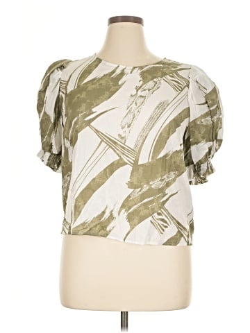 DKNY Short Sleeve Blouse (view 1)