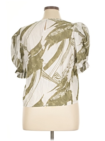 DKNY Short Sleeve Blouse (view 2)