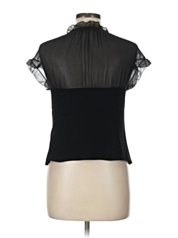 Lafayette 148 New York Short Sleeve Blouse (view 2)