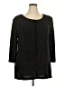 Assorted Brands Black 3/4 Sleeve Top Size XXL (estimated) - photo 1