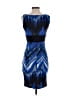 XOXO Graphic Blue Cocktail Dress Size XS - photo 2
