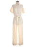 Universal Thread Solid Ivory Jumpsuit Size 4 - photo 1