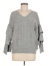 Tea & Cup 100% Acrylic Gray Pullover Sweater Size M - photo 1