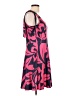 Nine Britton Graphic Pink Cocktail Dress Size L - photo 4