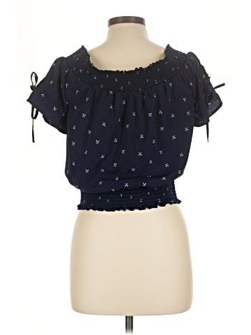 E&M Collection Short Sleeve Blouse (view 2)