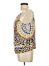 One September 100% Rayon Yellow Sleeveless Blouse Size L - photo 5