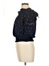 E&M Collection Black Short Sleeve Blouse Size L - photo 5
