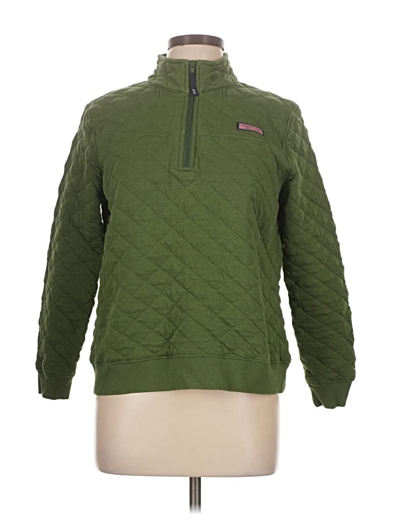 Pre-owned Vineyard Vines Sweatshirt In Green