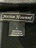 Jessica Howard 100% Polyester Metallic Silver Jumpsuit Size L - photo 3